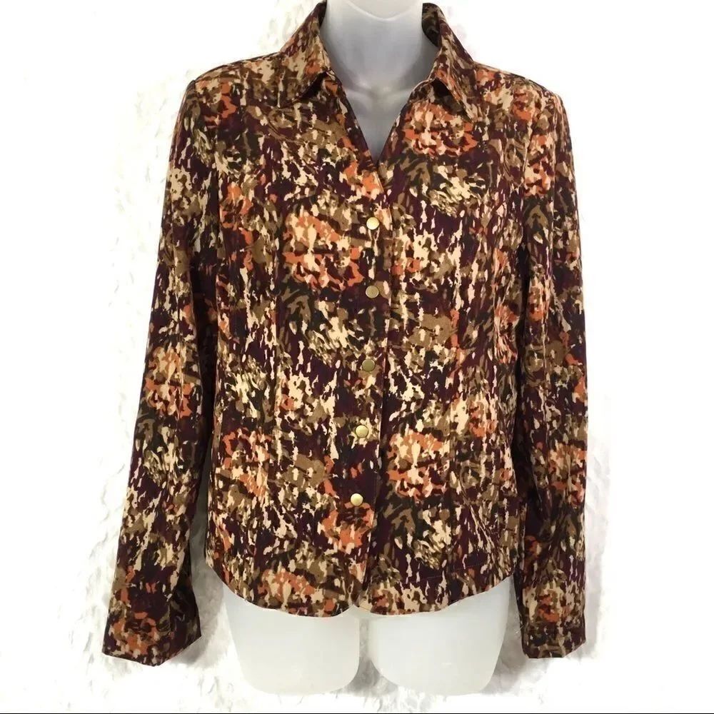 Christopher & banks c&b collared coat jacket fall small